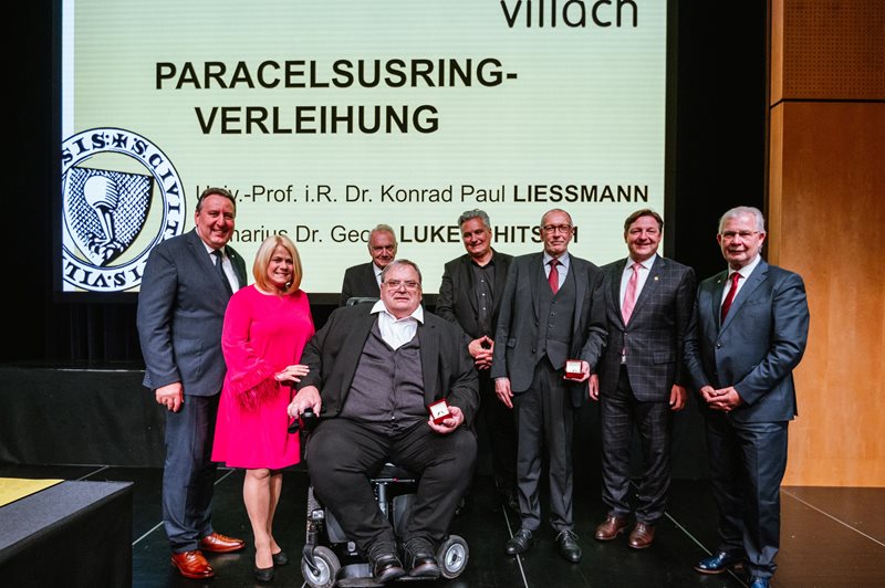 Verleihung des Paracelsusringes an Konrad Paul Liessmann und Georg Lukeschitsch