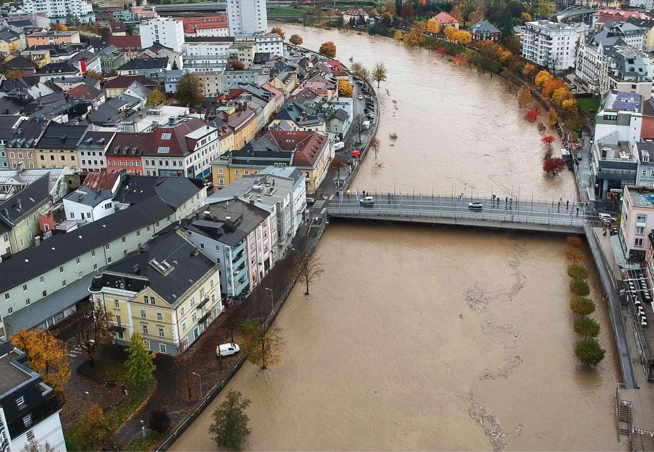 Hochwasser Villach 2018